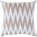 Decorative Snodland 18-inch Chevron Pillow Cover