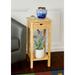 2 Tier Solid Bamboo Plant Stand