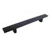 Contemporary 12-inch Rectangular Matte Black Cabinet Bar Pull Handle (Case of 4)