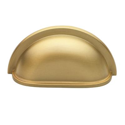 GlideRite 3-inch CC Satin Gold Cup Bin Cabinet Pulls (Pack of 10) - Satin Gold