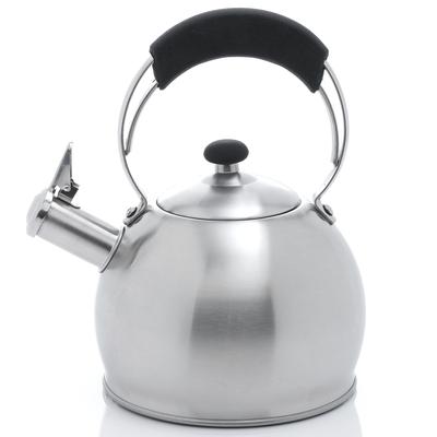 Creative Home Galaxy 2.6 Qt Stainless Steel Whistling Tea Kettle with Aluminum Capsulated Bottom