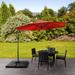 9.5ft Tilting Offset Patio Umbrella