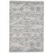 One of a Kind Hand-Tufted Modern & Contemporary 5' x 8' Floral & Botanical Wool Grey Rug - 5'1"x7'8"