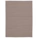 ECARPETGALLERY Braid weave Sienna Taupe Polypropylene Rug - 5'0 x 7'0