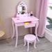 Children's Furniture Dressing Table One Mirror/Chair/Single Drawer
