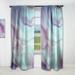 Designart 'Marbled Liquid Agate Colours' Modern Blackout Curtain Single Panel