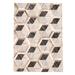 ECARPETGALLERY Handmade Cowhide Patchwork Grey Jute, Leather Rug - 5'10 x 8'2