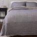 Jaden Reversible Linen Bedspread Set, French Blue