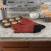 Silicone Oven Mitts – Extra Long Quality Heat Resistant with Quilted Lining and 2-sided Textured Grip by Windsor Home