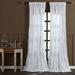 Cottage Home Ashton White Single Curtain Panel - 50" w x 96" l