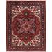 Geometric Heriz Persian Area Rug Wool Handmade Oriental Carpet - 5'0" x 6'5"