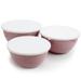 Gibson Home Plaza Cafe 3 Piece Nesting Mixing Bowl Set in Lavender