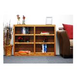 Concepts in Wood Double Wide Bookcase, 6 Shelves