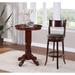 Palmetto Rubberwood 29-inch Swivel Stool