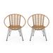 Highland Outdoor Wicker Dining Chairs (Set of 2) by Christopher Knight Home