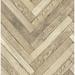 Mammoth Wheat Diagonal Wood Wallpaper - 20.5in x 396in x 0.025in
