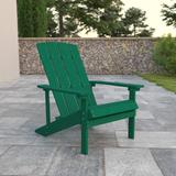 Outdoor All-Weather Poly Resin Wood Adirondack Chair - 29.5"W x 33.5"D x 35"H