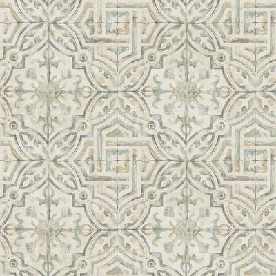 Sonoma Olive Spanish Tile Wallpaper - 20.5in x 396in x 0.025in
