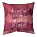 Quotes Faux Gemstone Do What is Right Quote Pillow (Indoor/Outdoor)