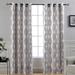 DriftAway Adrianne Pastel Damask Room Darkening Curtain Panel Pair