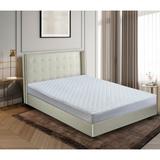 Premier 350 Thread Count Cotton Damask Waterproof Mattress Pad - white