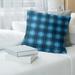 Carolina Football Luxury Plaid Accent Pillow-Poly Twill