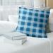 Carolina Football Luxury Plaid Accent Pillow-Cotton Twill