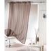 Evideco Striped Sheer Curtain Panel Grommet Mirano - 55 x 95 - 55 x 95