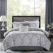 Madison Park Anouk Silver 12 Piece Comforter Set with Cotton Bed Sheets