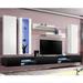 Fly EF4 33TV Wall Mounted Floating Modern Entertainment Center