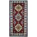 Handmade One-Of-A-Kind Tribal Kazak Wool Rug (India) - 2' x 4'