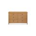 Eco Ridge by Bamax Willow Six Drawer Double Dresser, Caramelized