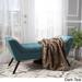 Demi Tufted Fabric Ottoman Bench by Christopher Knight Home