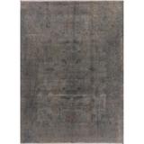 Antique Muted Floral Oushak Turkish Area Rug Handmade Oriental Carpet - 8'3" x 11'4"