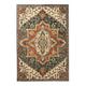 Alexander Home Madeline Traditional Pine 100% Wool Hand-Hooked Rug