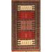 Tribal Sumak Kilim Persian Wool Area Rug Foyer Size Hand-Woven - 3'6" x 5'11"