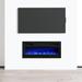 Recessed Wall-mounted Electric Fireplace