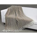 Chic Home Vivien Two-tone Chenille Finished Acrylic Throw Blanket