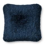 Plush Neutral Shag 22-inch Throw Pillow or Pillow Cover