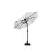 9 Ft. Solar Power Lighted Patio Umbrella with Concrete Base