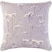 Decorative Pipa Purple 22-inch Throw Pillow Cover