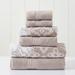 Modern Threads Charlize 6-Piece Yarn Dyed Jacquard Towel Set - N/A