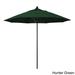 California Umbrella 7.5' Rd.. Aluminum Frame, Fiberglass Rib Market Umbrella, Push Open, Bronze Finish, Pacifica Fabric