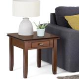WYNDENHALL Stratford SOLID WOOD 21 inch Wide Square Transitional End Side Table
