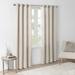 Madison Park Oslow Solid Piece Dyed Grommet Top Single Curtain Panel