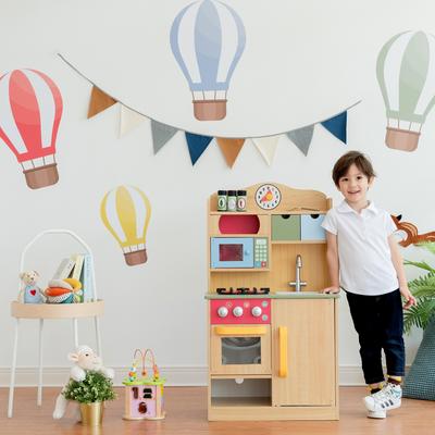 Teamson Kids Little Chef Florence Wood Grain Play Kitchen - 21.5
