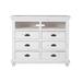 Willow Distressed White Solid Pine Media Chest