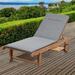 Teak Chaise Lounger - 1 Piece