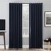 Sun Zero Evelina Faux Dupioni Silk Thermal Extreme Total Blackout Back Tab Curtain Panel, Single Panel