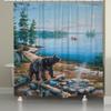 Laural Home Bear by Lake Shower Curtain (71-inch x 74-inch)